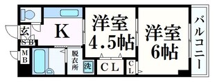 西宮駅 徒歩7分 5階の物件間取画像